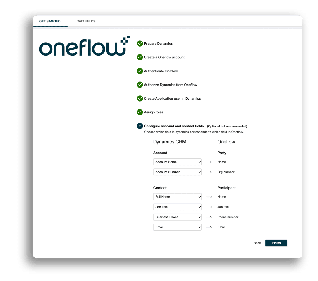 Avtalshantering i Microsoft Dynamics 365 - Oneflow