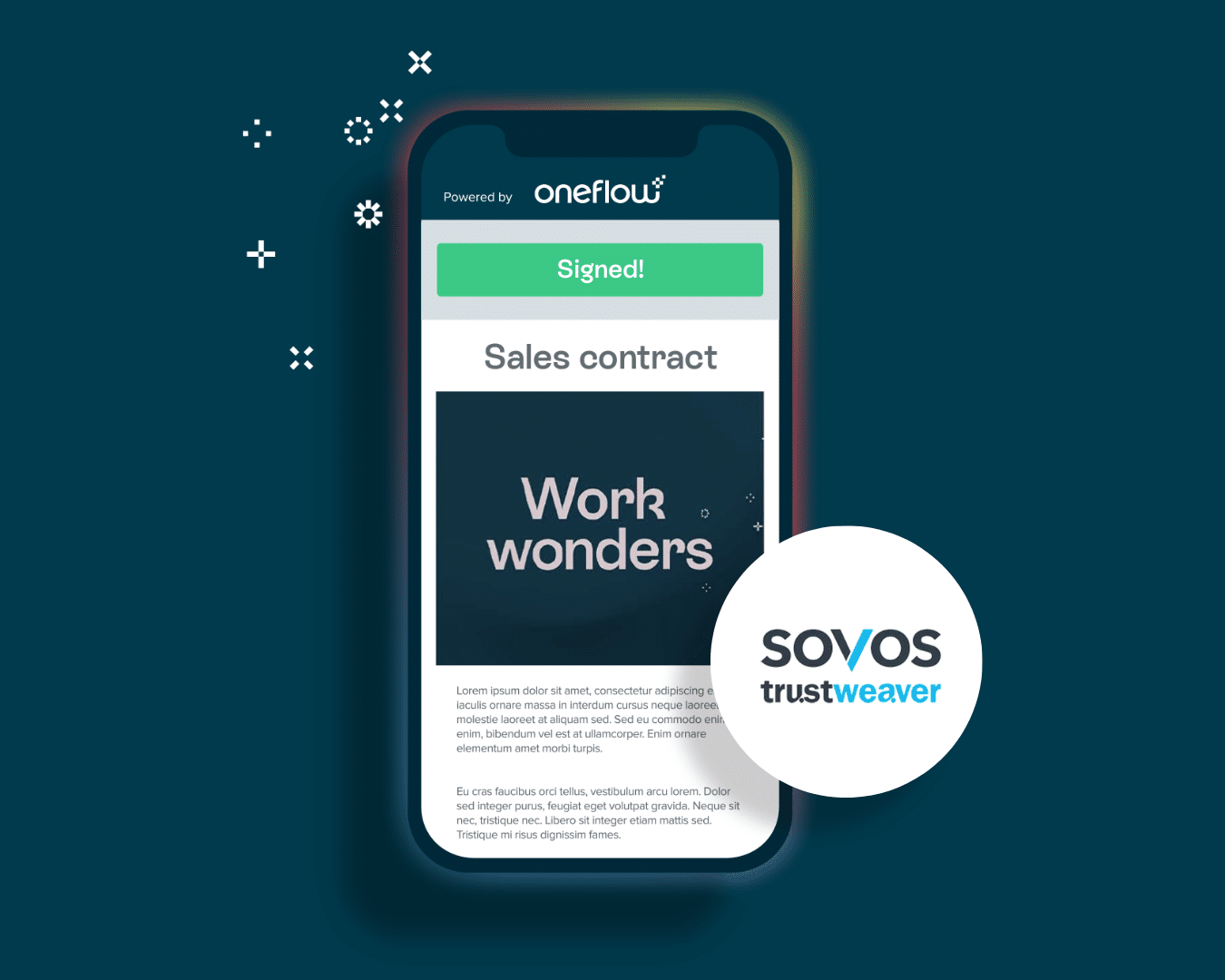 eidas - contract with Sovos trustweaver icon - Oneflow