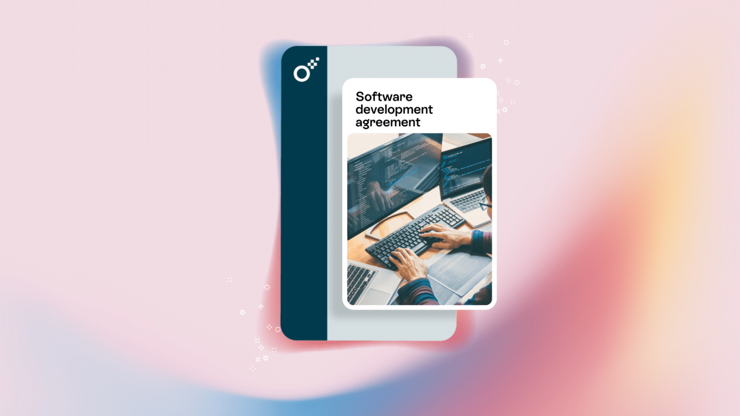 You need to make sure you have a software development agreement template in place before you start working - Oneflow