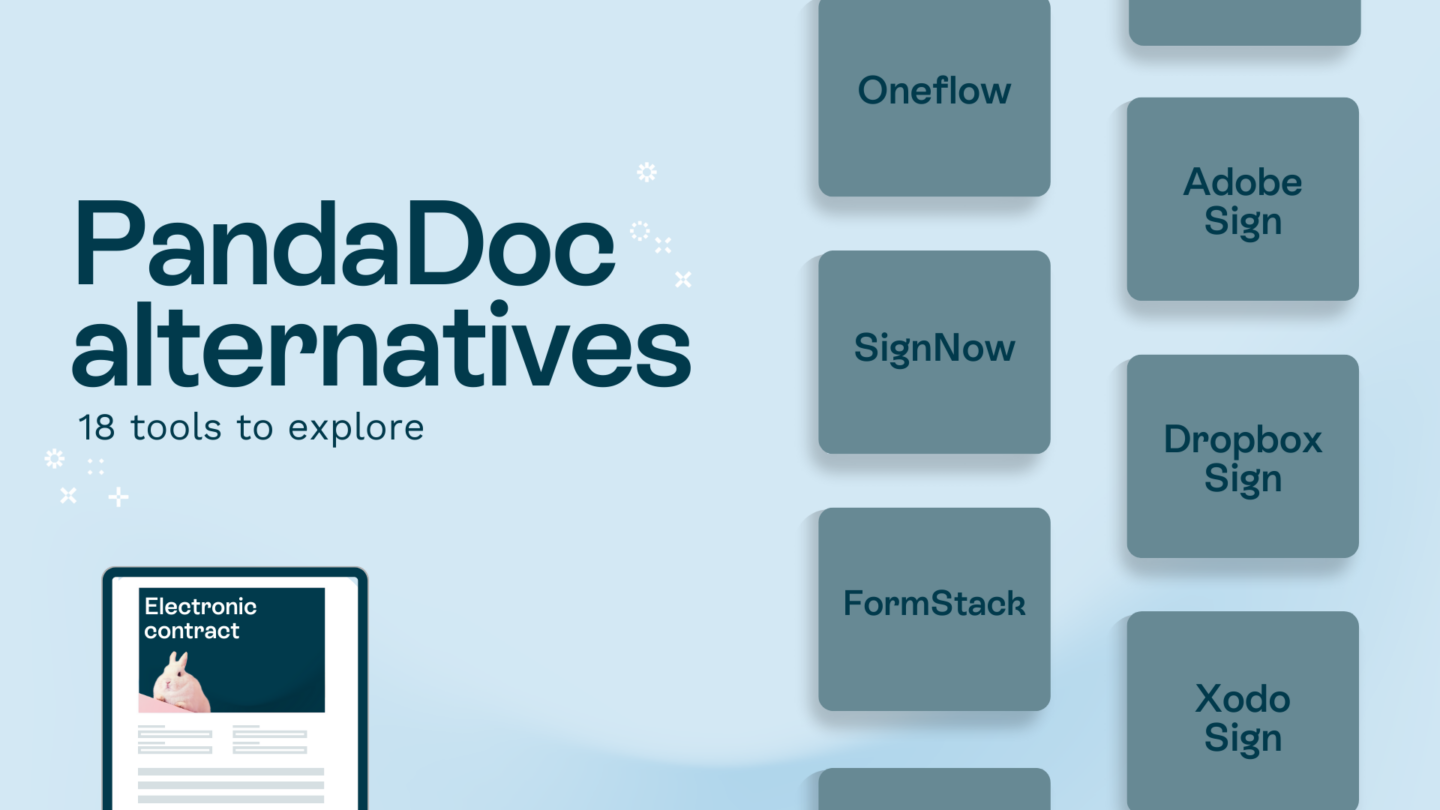 The best PandaDoc alternative - Oneflow