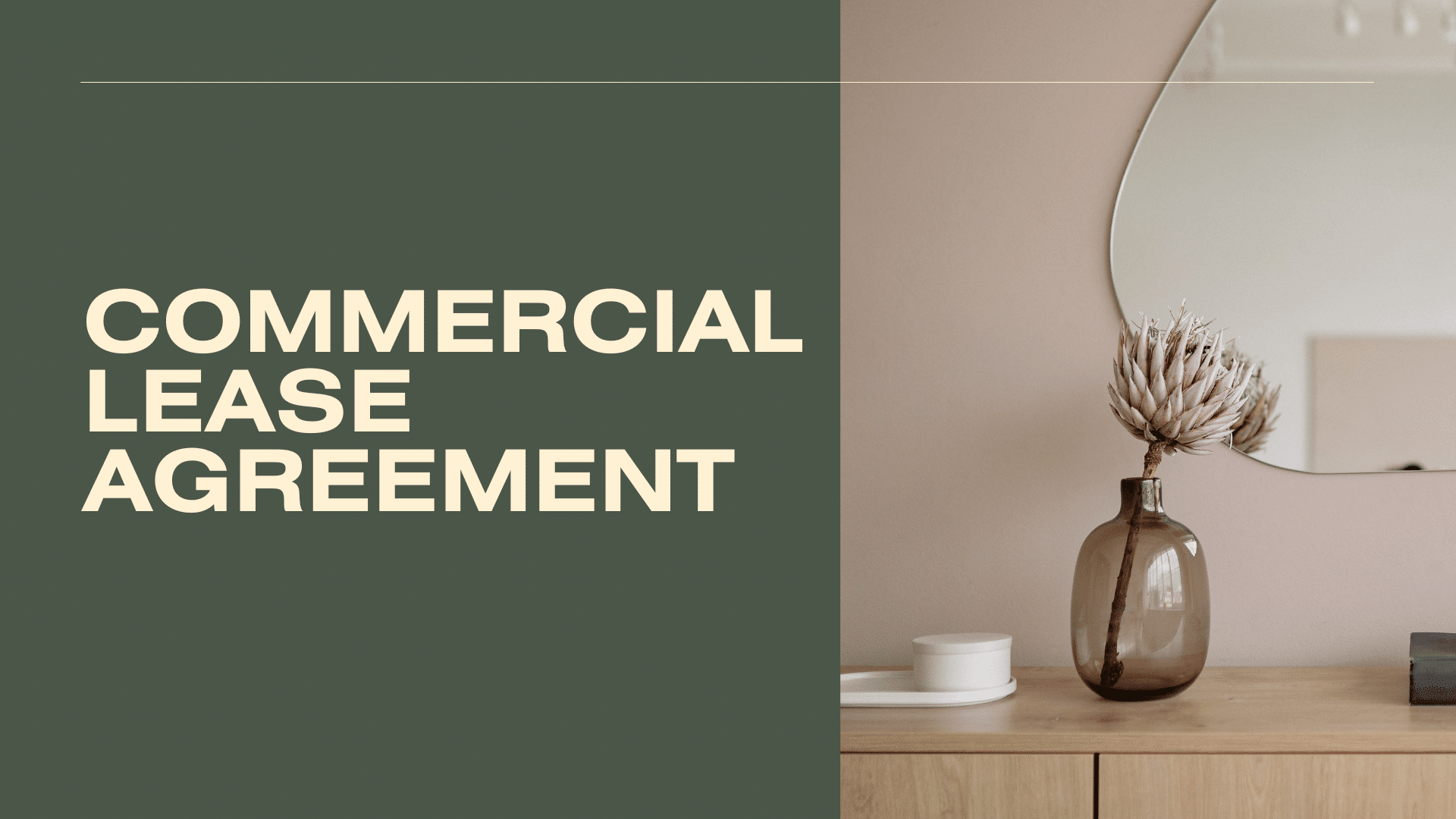Free commercial lease agreement template