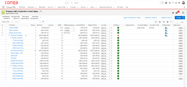 Conga CPQ is good for sending documents and managing them
