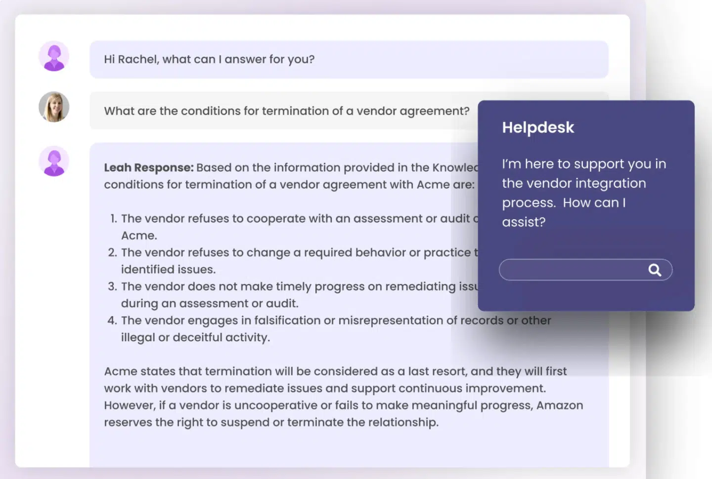 ContractpodAi Leah helpdesk