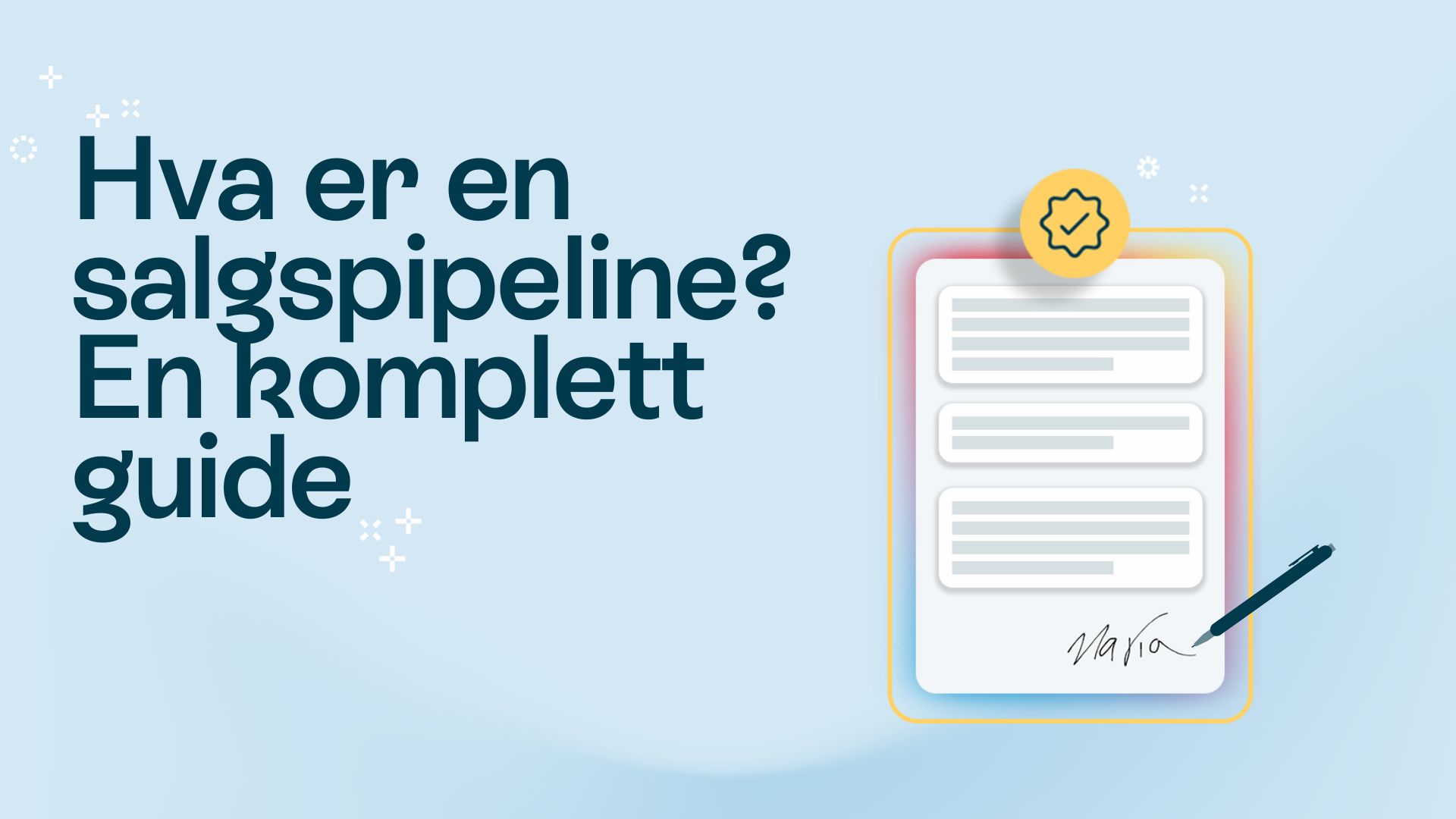 Hva er en salgspipeline? En komplett guide - Oneflow, image size:1920x1080