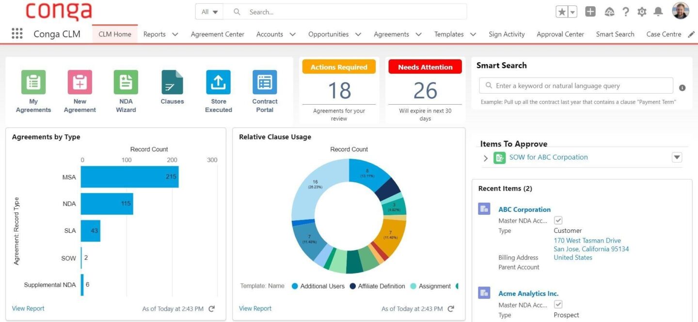 7 sales contract management software tools to speed up your deal cycle 9 Implementing contract management software Conga CLM helps improve operational efficiency