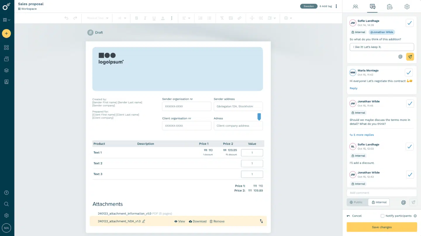 7 sales contract management software tools to speed up your deal cycle 1 Oneflow - one of the best contract management software that streamlines operations and reduces risk