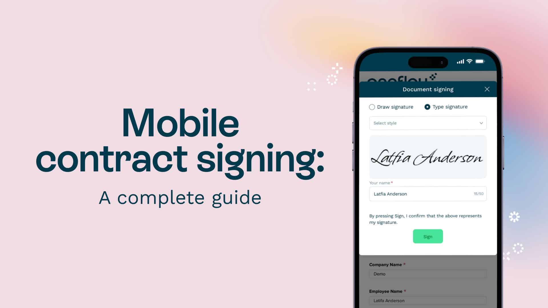 Mobile contract signing: A simple guide for you - Oneflow