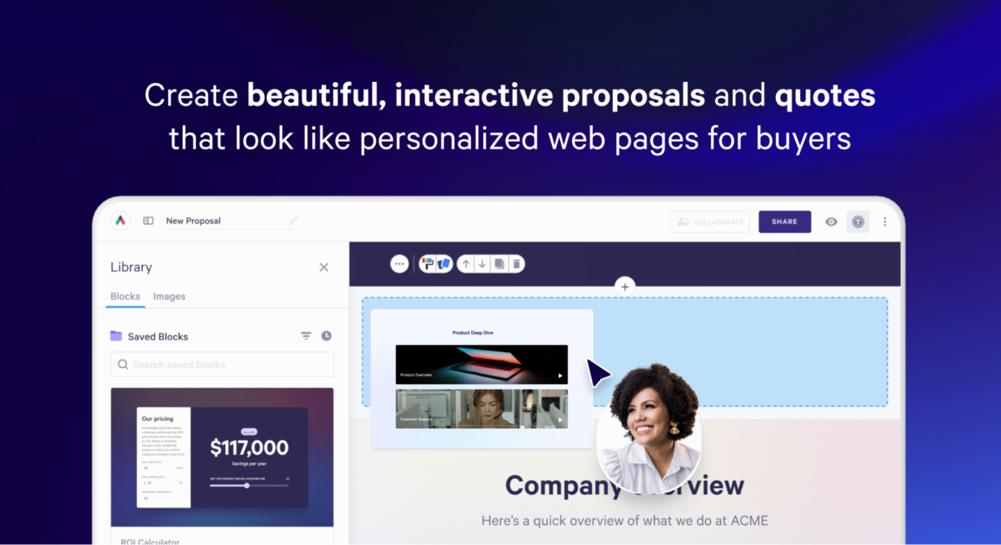 Docusign alternatives: A screenshot of the Qwirl software