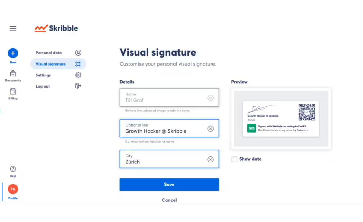 Skribble: One of Adobe Sign alternatives