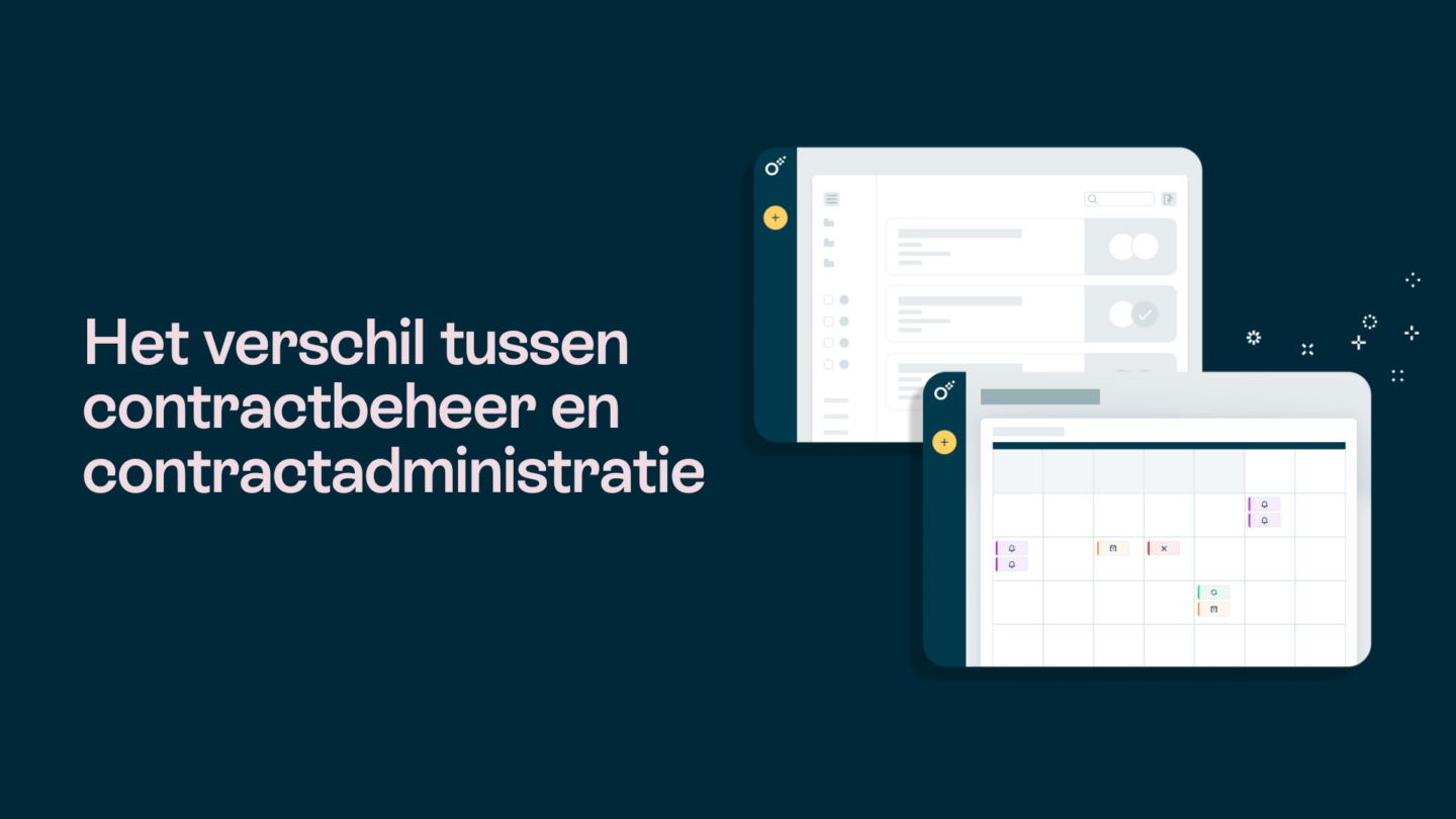 Contractbeheer versus contractadministratie - Oneflow