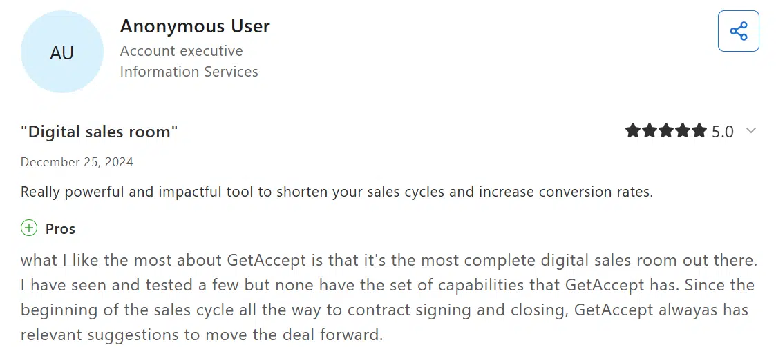 GetAccept user review