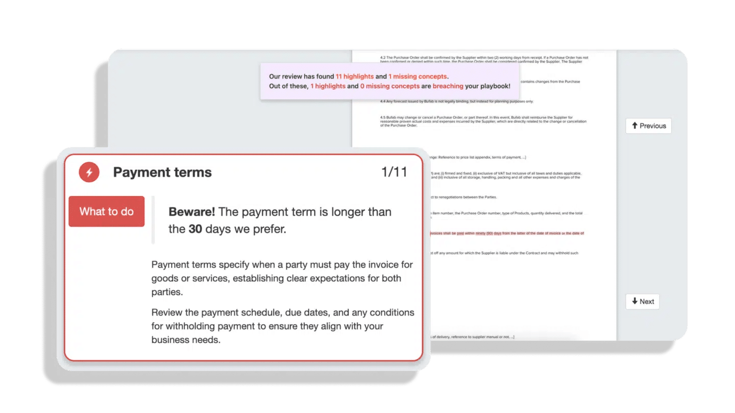 Oneflow AI check of existing content