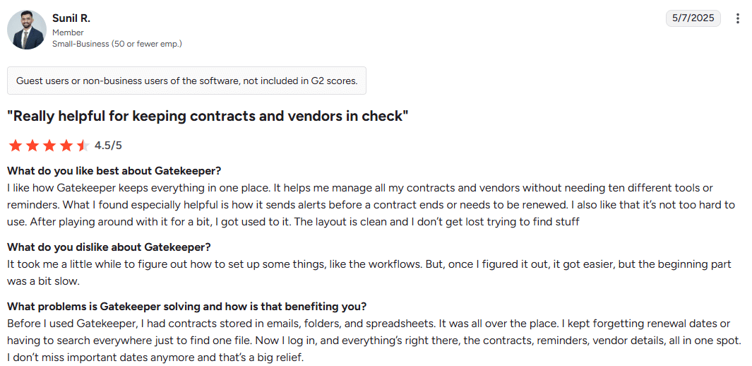 Gatekeeper user opinion