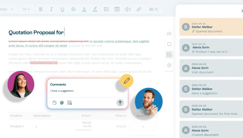 Oneflow quote to cash automation helps automate repetitive tasks with contract creation and timely payments
