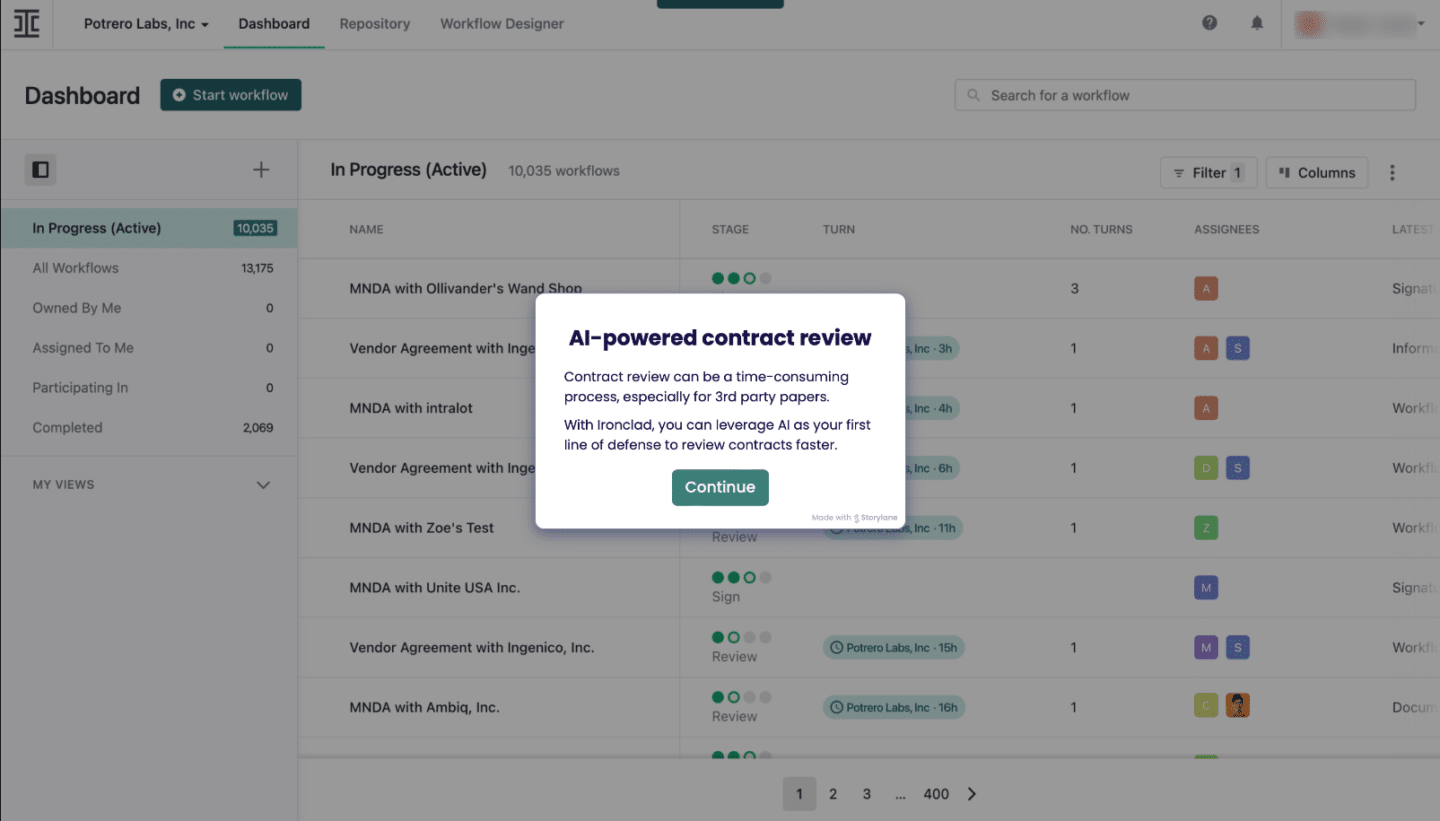 Ironclad contract management reviews, features, pricing, pros+cons 2 Ironclad AI-powered contracr review can be a game-changer for business needs linked to contract negotiations
