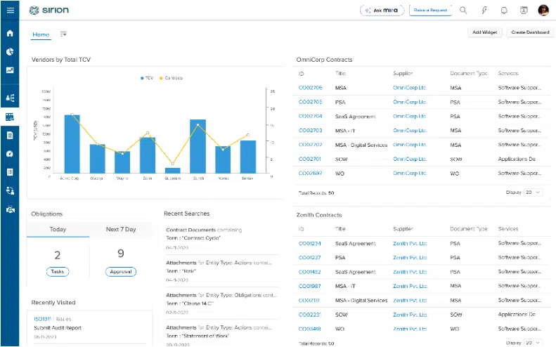 The best Ironclad alternatives (ranked for teams who need connected contract data) 11 Sirion agentic AI contract platform with reporting capabilities, an AI-native alternative to Ironclad for enterprises