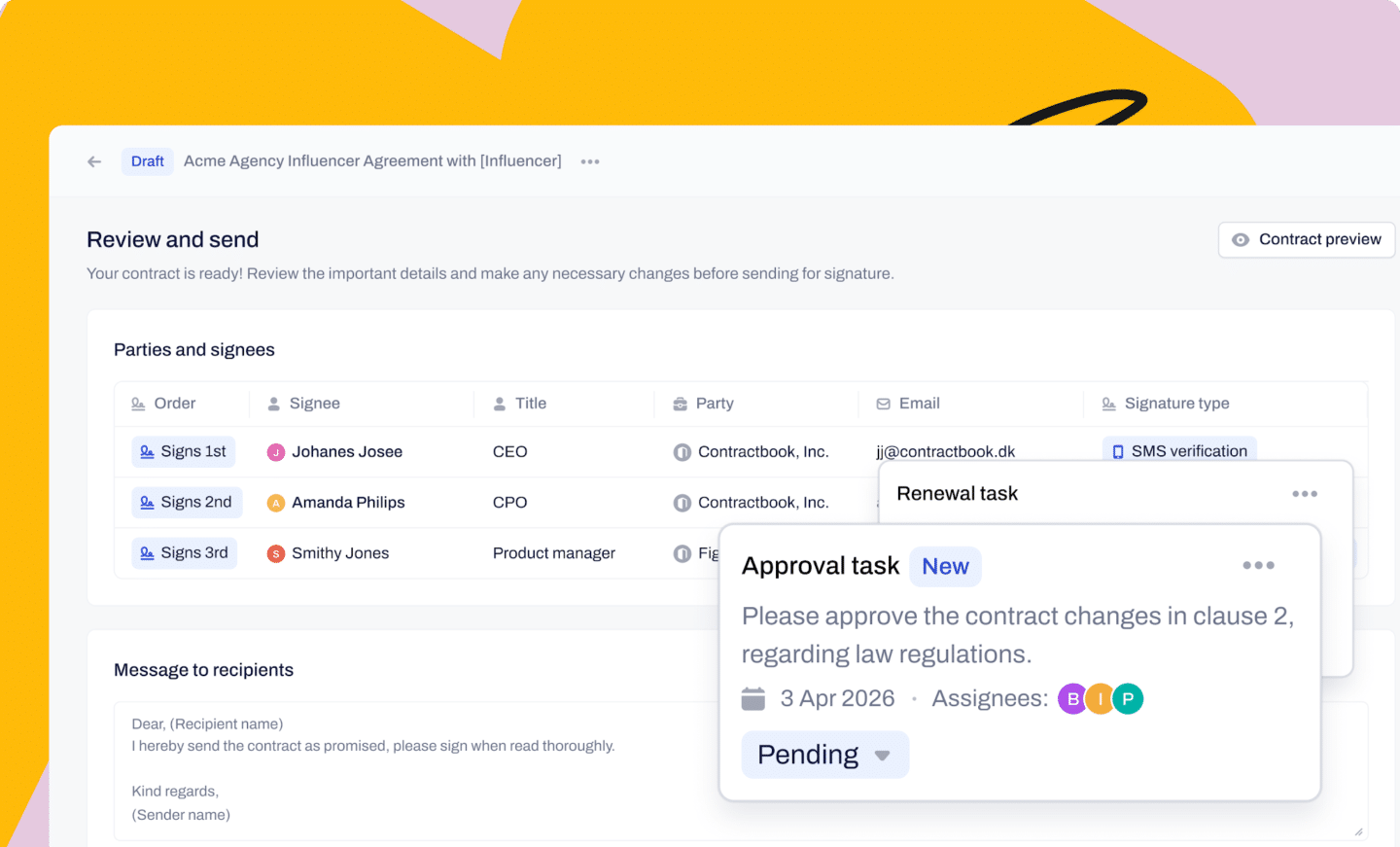 Contractbook — sopimusrekisteriin ja tekoälyekstraktioon