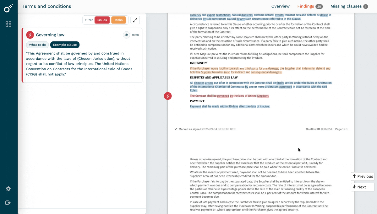 Contract intelligence software: 8 platforms compared 1 Oneflow contract intelligence software improves contract performance with AI and CLM features