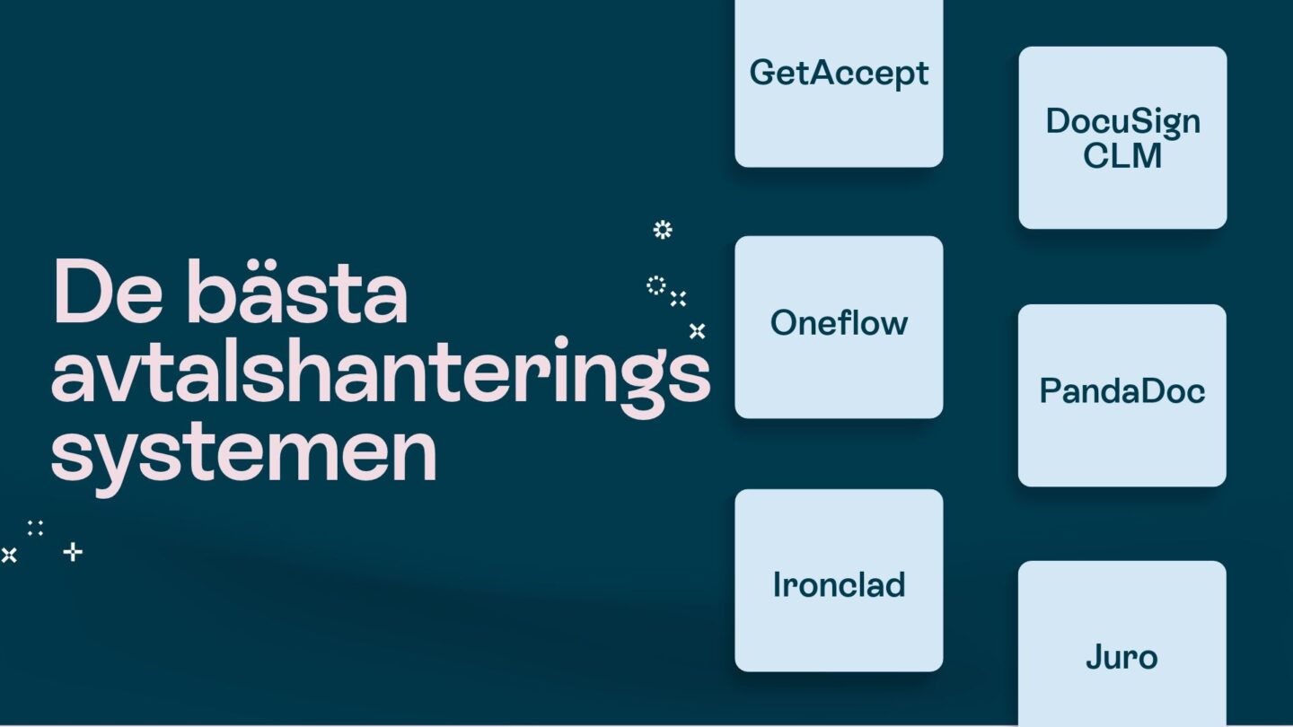 De bästa avtalshanteringssystemen