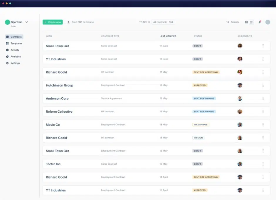 8 Icertis competitors & alternatives compared (2026) 8 Juro contract management solution helps users track contracts