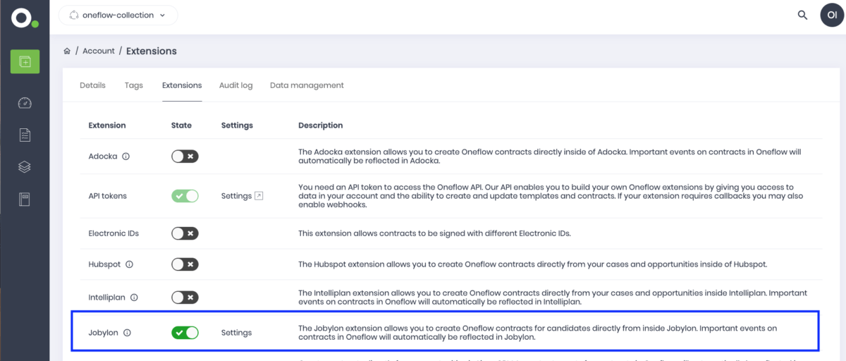 Simplify your hiring process with the new Oneflow for Jobylon ...